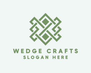 Handwoven Craft Textile logo design