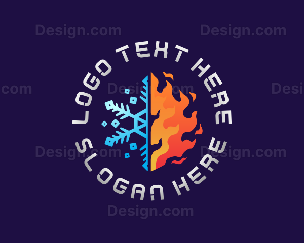 Fire Ice Temperature Logo