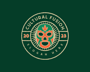 Luchador Cultural Mask logo design