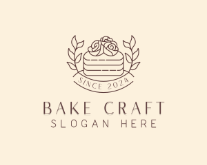 Floral Cake Pastry logo design