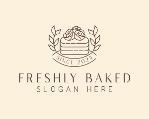 Floral Cake Pastry logo design