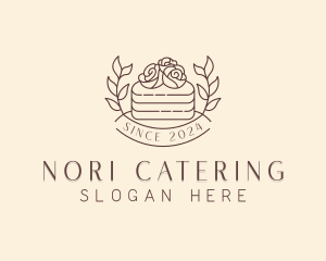 Floral Cake Pastry logo design