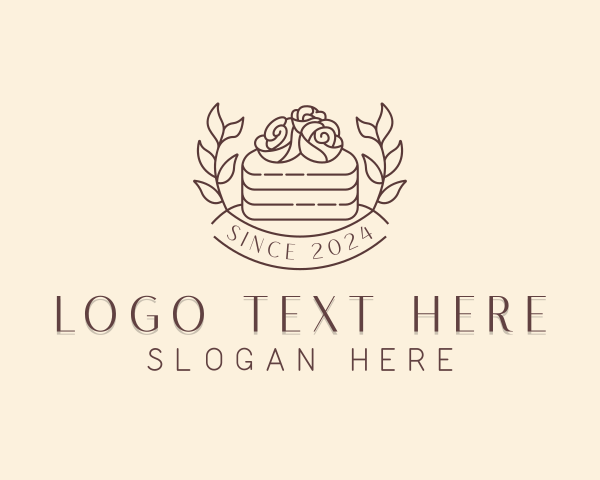 Floral Cake Pastry logo