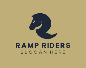 Horse Financing Letter R  logo design