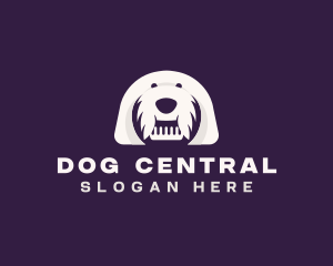 Dog Grooming Comb logo design