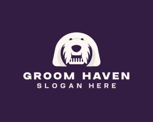 Dog Grooming Comb logo