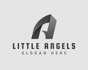 Origami Startup Letter A Logo