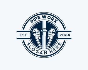 Plumbing Pipe Wrench logo