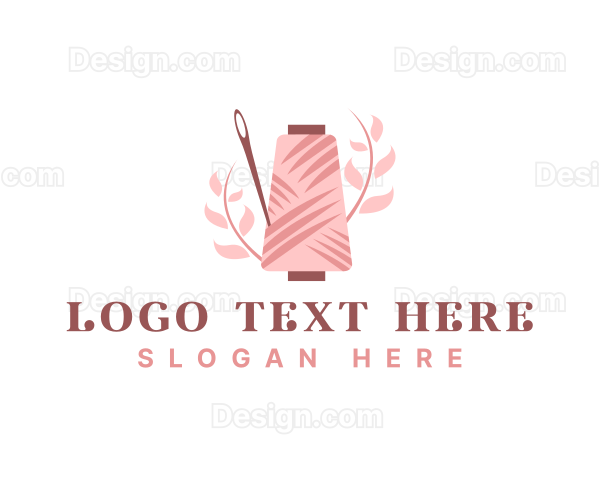 Sewing Needle Plant Logo