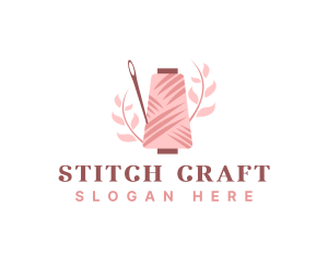 Sewing Needle Plant logo design