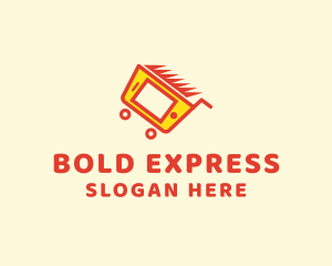 Express Mobile Cart logo design