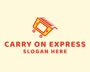 Express Mobile Cart logo design