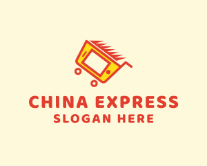 Express Mobile Cart logo design