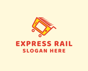 Express Mobile Cart logo design