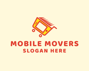 Express Mobile Cart logo design