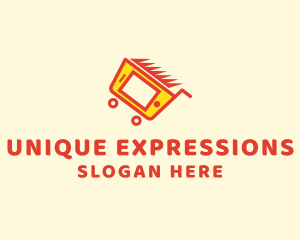 Express Mobile Cart logo design