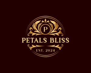 Luxury Floral Petals logo design