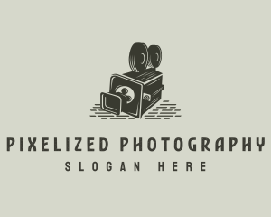 Camera Film Cinema logo design