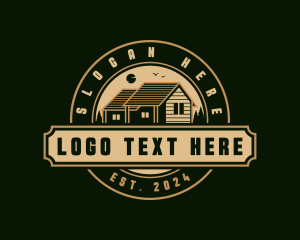 Cabin Roofing Property Logo