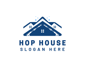 House Pressure Washer logo design