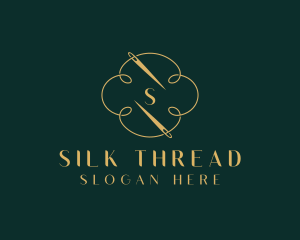 Knitter Weaver Thread logo design