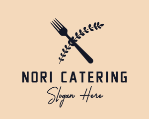 Vegan Restaurant Business logo design