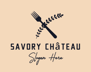 Vegan Restaurant Business logo design