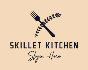 Vegan Restaurant Business logo design