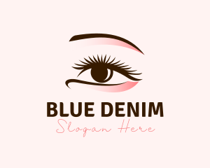 Beautiful Eye Makeup Lashes Logo