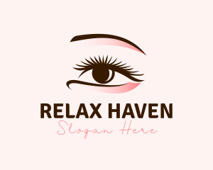 Beautiful Eye Makeup Lashes Logo