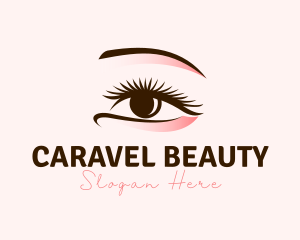 Beautiful Eye Makeup Lashes logo design