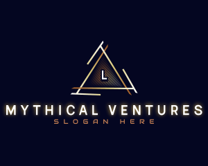 Luxury Triangle Bank logo design