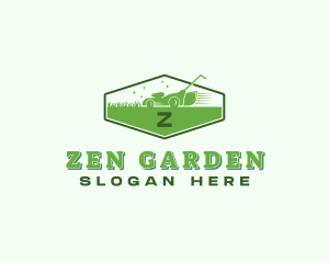 Gardening Grass Mower logo design