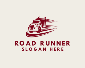 Trailer Truck Vehicle logo design