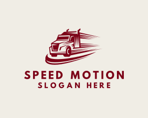 Trailer Truck Vehicle logo design