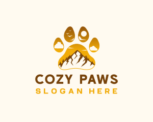 Paw Mountain Outdoor logo design