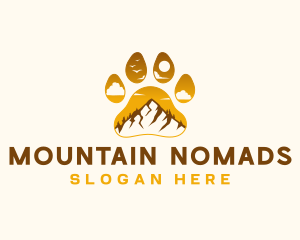 Paw Mountain Outdoor logo design