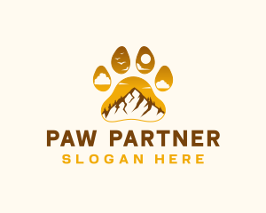 Paw Mountain Outdoor logo design