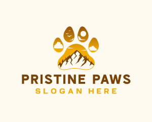 Paw Mountain Outdoor logo design