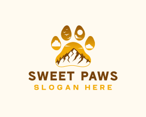 Paw Mountain Outdoor logo design