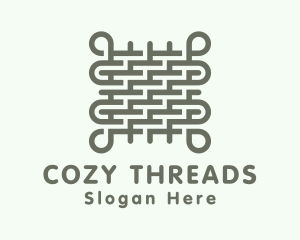 Interwoven Textile Fabric logo design