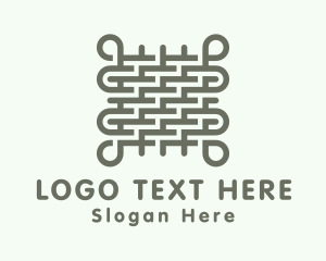 Fabric - Interwoven Textile Fabric logo design
