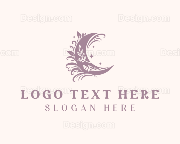 Boho Moon Crescent Logo