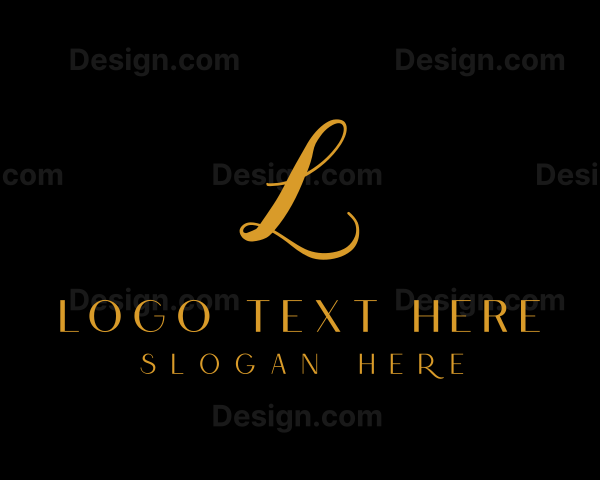 Elegant Beauty Salon Logo