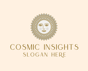 Sun Astrology Fortune Telling logo design