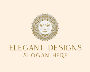 Sun Astrology Fortune Telling logo design