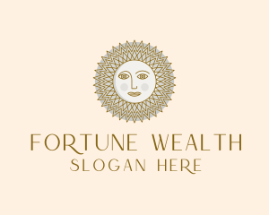 Sun Astrology Fortune Telling logo design