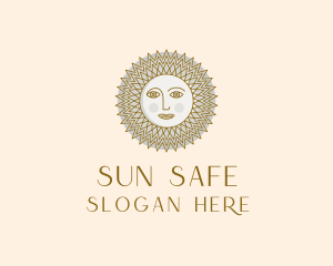 Sun Astrology Fortune Telling logo design