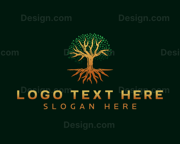 Tree Nature Abstract Logo