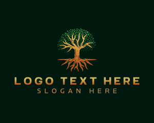 Tree Nature Abstract Logo